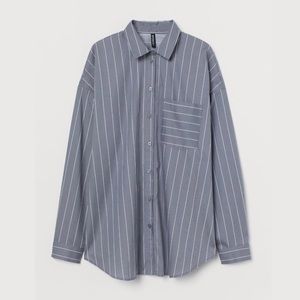 H&M Oversized Cotton Shirt NWOT